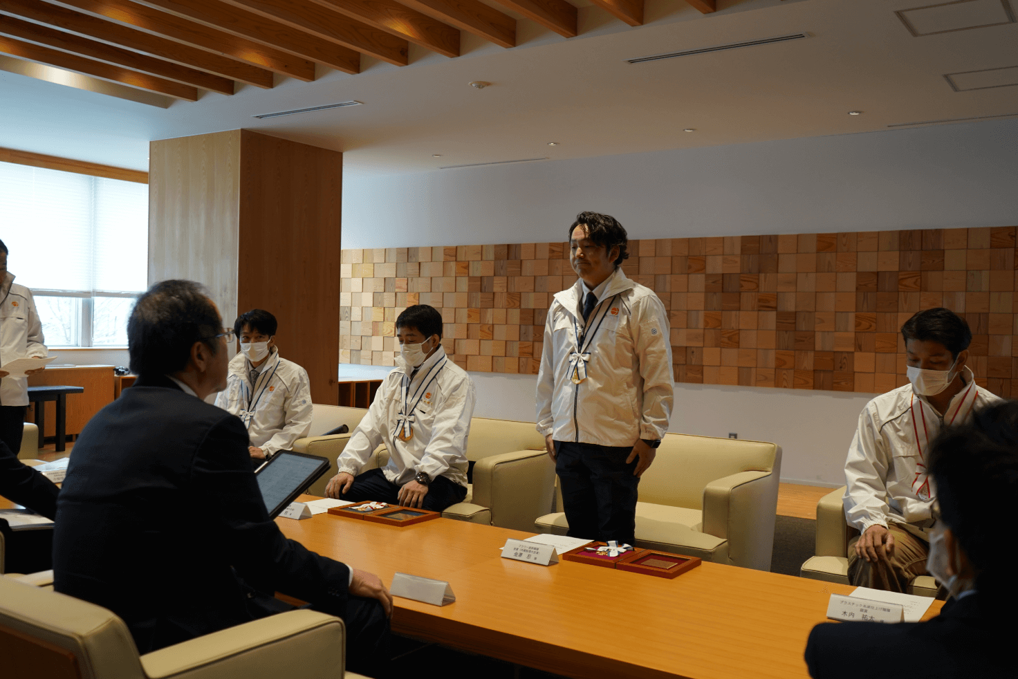 技能グランプリ表敬訪問