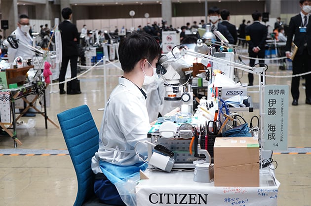 【【銀賞】 時計修理 伊藤 海成 シチズン時計マニュファクチャリング株式会社飯田殿岡工場 飯田市
