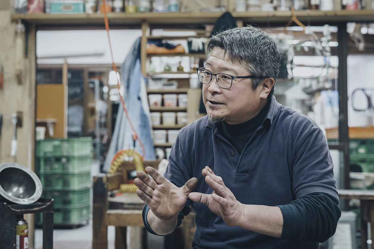 大変珍しい吹きガラスの象★ムリーニ★ 淡い色彩が夢のよう。集めたくなる、野田マリコさんの吹きガラス